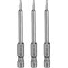 QUARKZMAN 3pz H2,0 Chiavi a Brugola per Punte da Trapano 2mm Punte Metriche Piane 1/4 Attacco Esagonale 75mm (3) Punta Cacciavite Esagonali Magnetico Lungo Industriale per Viti