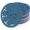 WAbrasive - Dischi abrasivi a secco e bagnati, 150 mm, con 48 fori, K120, set da 50 pezzi, carta vetrata bagnata di WAbrasive, adatto per Festool Rotex 150 con piastra abrasiva da 150 mm