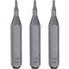 QUARKZMAN 3pz Punte Cacciavite T3 Torx 5/32 Esagonale 28mm Lunghezza Stellare aimanté Testa a 6 Punti Punte Esagonali in Acciaio S2 per Cacciaviti Elettrici Manuali Riparazione