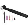 Hyuduo Torcia TIG WP-17F Raffreddata ad Aria, Corpo Torcia Saldatura 150A, Kit Completo con Accessori per Saldatrice Argon, Compatibile con WP17