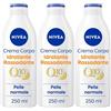 Nivea Q10 Crema Corpo Idratante Rassodante 250 ml, rassodante e idratante corpo pelle secca 3x250 ml