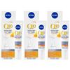 Nivea Q10 Anti-Rughe Energy Contorno Occhi Illuminante 15 ml, Crema contorno occhi antirughe 3x15 ml