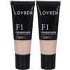 Lovren Fondotinta Colore F1 Light 2x25 ml
