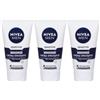 Nivea Men Sensitive Crema Idratante 75 ml, viso uomo lenitiva per pelli sensibili e delicate 3x75 ml