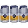 Nivea Men Skin Energy Crema Idratante Viso 50 ml, viso uomo con Caffeina rivitalizzante 3x50 ml