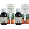 Erbamea Ananas Cell Fluido Concentrato 2x250 ml Soluzione orale