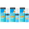 Neutrogena Hydro Boost Fluido Idratante SPF 50 ml, Crema solare viso contro i raggi UVA/UVB 3x50 ml