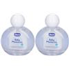 Chicco Baby Moments Acqua Di Colonia Profumo Bambino 100 Ml 2x100 ml Soluzione