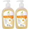 Ecosi' Baby Sapone BIO per Stoviglie Biberon e Tettarelle con Erogatore 2x500 ml Soluzione