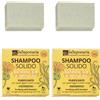 La Saponaria Shampoo Solido Purificante Antiorfora Bardana Bio e Spirulina 2x50 g