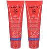 APIVITA Bee Sun Safe Latte Hydra Fresh Viso e Corpo SPF50 2x100 ml Crema solare