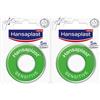 Hansaplast Sensitive Cerotto Rocchetto, rotolo per il fissaggio di bende, 5 m x 2.5 cm 2x1 St