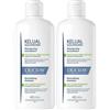Ducray Kelual Squanorm Shampoo Antiforfora Trattante Regolatore Forfora Grassa 400ml, Elimina 100% della forfora Azione anti-ricomparsa, Cuoio capelluto grasso 2x400 ml