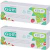 Gum Kids Monster Dentifricio Bimbi 3+ 2x50 ml