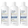 Ducray Kelual Squanorm Shampoo Antiforfora Trattante Idratante Forfora Secca 400ml, Elimina 100% della forfora, Azione anti-ricomparsa, Cuoio capelluto secco 3x400 ml