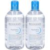 BIODERMA Hydrabio H2O Acqua micellare struccante idratante pelle disidratata 2x500 ml