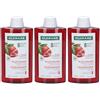 Klorane Shampoo ravvivante e prolungatore al Melograno 200ml - Capelli colorati, protegge il colore, Illumina 3x400 ml