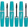 ASTRA Make-UP Subliminal X Volume Mascara Waterproof - Maxi Resistente All'Acqua 3x11 ml