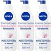 Nivea Crema Corpo Idratante Rosa & Argan 500 ml, idratante corpo 72h profumata alla 3x500 ml