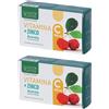 Ligne De Plantes Vitamina C 500 Mg + Zinco Acerola E Manna Di Bambu' 60 Capsule 2x42 g