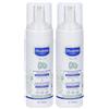 Mustela® Shampoo Mousse Detergente Crosta Lattea 2x150 ml