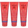 APIVITA Bee Sun Safe Latte Hydra Fresh Viso e Corpo SPF50 3x100 ml Crema solare