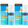 Neutrogena Hydro Boost Fluido Idratante SPF 50 ml, Crema solare viso contro i raggi UVA/UVB 2x50 ml