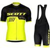 Mayamiyasa Abbigliamento Ciclismo da Uomo Completo Ciclismo Manica Corta Uomo Set di Abbigliamento Ciclista MTB Pantaloncini con Bretelle in Gel 3D Traspirante Asciugatura Rapida L