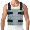 MR.ICE Gilet refrigerante per uomo e donna, con impacchi di ghiaccio, 36 celle, regolabile, per moto, lavoratori, sport, attività all'aperto, per alleviare il calore, grigio, Grigio, Taglia Regolabile