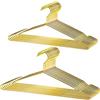 Nature Smile Confezione da 20 grucce in metallo dorato lucido, resistenti, 43 cm, colore: oro