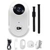 Machify Mini fotocamera per il corpo, action cam indossabile 1080p, grandangolo da 120°, durata della batteria 240 min, anti-vibrazione, registrazione in loop, scheda 64G, accessori per animali