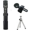 Generic Telescopio, 10-300 x 40 zoom telescopio con treppiede clip lungo raggio professionale Spyglass telescopio monoculare a bassa visione notturna per caccia (con treppiede)