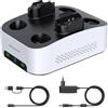 GrauGear G-3506-CG GRAUGEAR Gaming Festplattenge. USB-C m. Dual Ladestation PS5