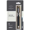 Parker Penna stilografica Parker Vector Standard CT (corpo nero + 1 cartuccia nuova ...