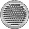 Amig - Griglia Rotonda in Alluminio con Zanzariera | Griglie di Ventilazione per Presa d'Aria | Ideale per Soffitto Cucina e Bagno | Diametro Interno: Ø10 cm | Colore Argento