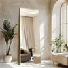 NIMURY Specchio da Terra, 161 x 52 cm Specchio Rettangolare con Cornice in Alluminio Oro per Bagno, Camera da Letto, Ingresso e Corridoio