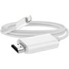IDiSONCABLE [Certificato Apple MFi] Adattatore da Lightning a HDMI, cavo HDMI per iPhone a TV, convertitore schermo di sincronizzazione video HD 1080P e audio, compatibile con iPhone/iPad/iPod a TV/proiettore