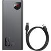 Baseus Batteria Esterna USB Adaman - 20000mAh 65W (Nero)