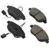 metelligroup 22-0322-3 Pastiglie Freno Anteriori E Posteriori, Made in Italy, Pezzo di Ricambio per Auto/Automobile, Kit da 4 Pezzi, Certificate ECE R90, Prive di Rame