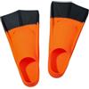 PEIHUODAN Pinne Nuoto per Bambini e Adulti, Pinne Allenamento Monopezzo Morbide, Pinne Snorkeling Professionali Leggere per Nuoto Libero, Allenamento Piscina e Immersione Leggera (Arancione Nero,Piccola)