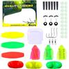 TYUKXJH Attrezzatura da Pesca - Attrezzatura da Lancio con Esche - Set Multifunzionale per Pesca - per Acque Salate Laghi Fiumi Stagni Surf Campeggio Pesce Gatto Bass Crappie Trota