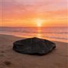 Kivivaka Grande borsa fasciatoio per muta con corda per appenderla, borsa portatile per asciutto e bagnato, per surf, nuoto all'aperto, per nero, 130 cm
