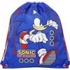 Sonic The Hedgehog SONIC - Sacca Sportiva per Bambino, Borsa Zaino per Asilo, Palestra, Piscina, Viaggio, Portascarpe (Stile 2)