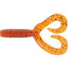 Yamamoto Grub Fire Craw - Grub a doppia coda, 10,2 cm, 20 pezzi
