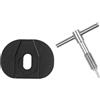 TIANHENGMart Strumento di rimozione dei perni del cuscinetto della bobina della lega di alluminio, kit di manutenzione della bobina leggero per mulinelli da baitcasting, dispositivo di smontaggio portatile con