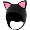Generic Cappuccio da Bagno in Neoprene - Cuffia da nuoto - Cappuccio termico con orecchie di gatto, per snorkeling, sport acquatici, surf, vela, kayak, donne, adolescenti