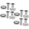 Beavorty Kit 4 Dadi a Inossidabile M6 per Tavole da Surf e Hydrofoil, Adatto per Montaggio su Lamina e SUP Foil
