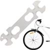 Generic Chiave per mozzo per bicicletta, strumento portatile multi dimensione, chiave per riparazione ciclo durevole, di riparazione versatili per fissaggio ruote, mountain bike da strada, garage