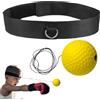 Pasbuteiy React - Palla reflex da boxe, con fascia per la fronte, per bambini e adulti, per l'allenamento della boxe, migliora la velocità e la coordinazione occhio-mano, palla per riflessi per