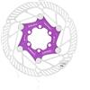 Generico Compatibile con rotore for Bicicletta flottante a 6 bulloni IIIPRO, Disco Freno da 140/160/180/203 mm for Bici da Strada e Mountain Bike,Componenti(Model1 140-PURPLE)